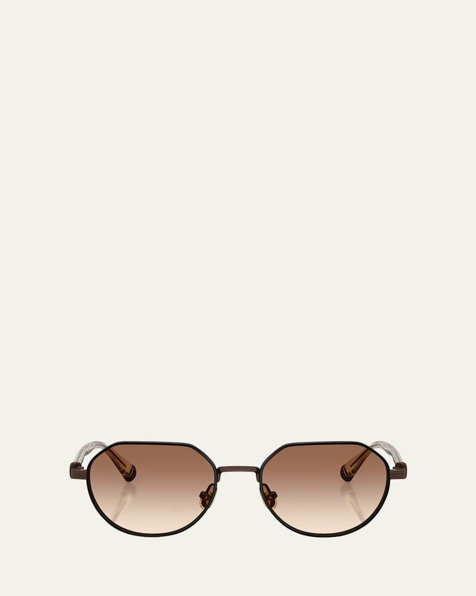 BC1007T Round Titanium Sunglasses